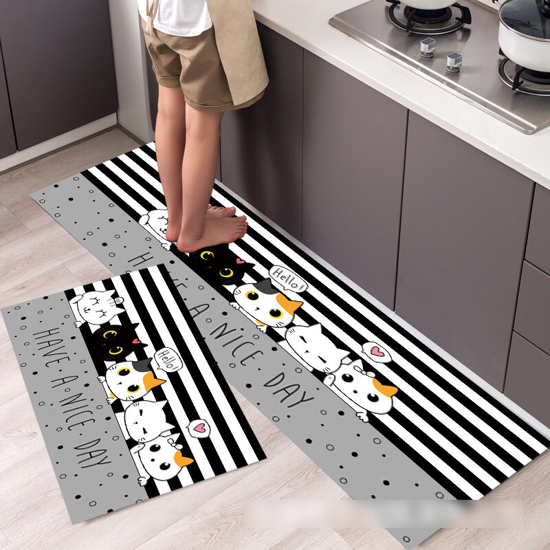 ks thảm trải sàn nhà bếp phòng tắm nhà vệ sinh thiết kế dễ thương sản phẩm 5