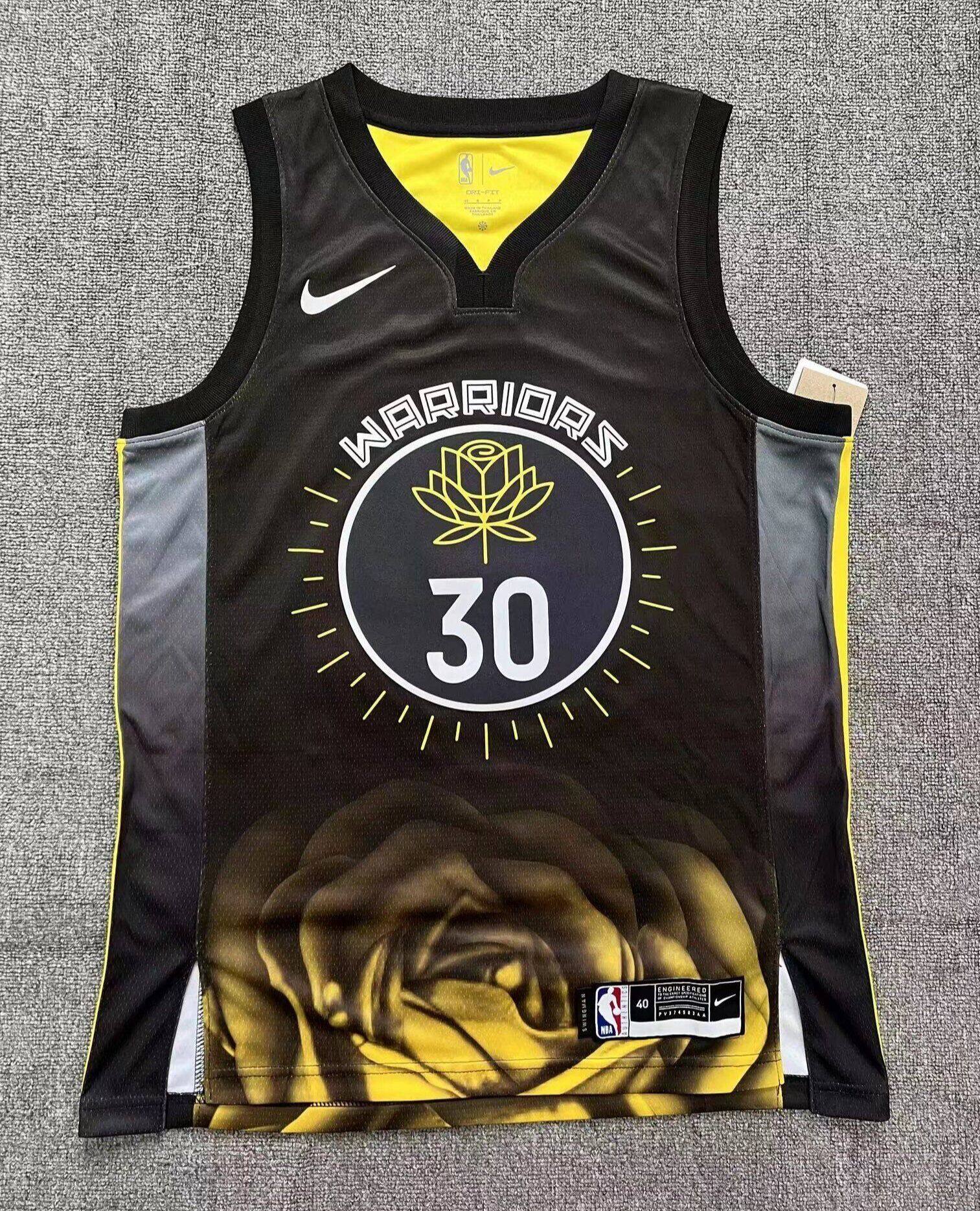 Golden State Warriors Custom 00 2022-23 City Edition Black Men