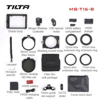 TILTA MB-T16 Mirage Matte Box Motorized VND Filter kit 4x5.65 filter Frame DSLR Mirrorless Camera Photography Accessories