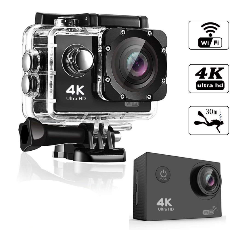 Camera hành động 4k wifi full hd 1080p camera quay video dưới nước chống nước camera thể thao máy quay ngoài trời 2.0 inch