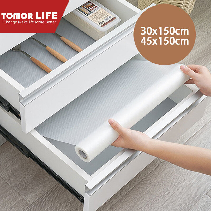 Tomor Life Tấm Lót Tủ Bếp Bằng EVA Chống Ẩm Chống Trượt Chống Dầu Lót Kệ Ngăn Kéo, Tủ Quần Áo Pad