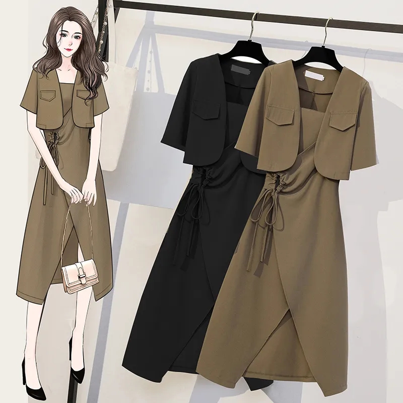The Opulence by Girl Store RTW Solids Katan Silk 3 Piece Suit Sage - Eid Collection main image 1
