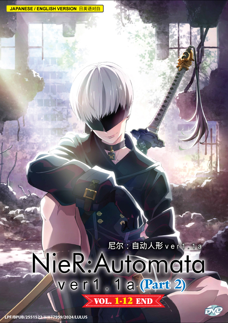 Anime DVD NieR:Automata Ver1.1a 尼尔：自动人形Ver1.1a (Part 2) Vol