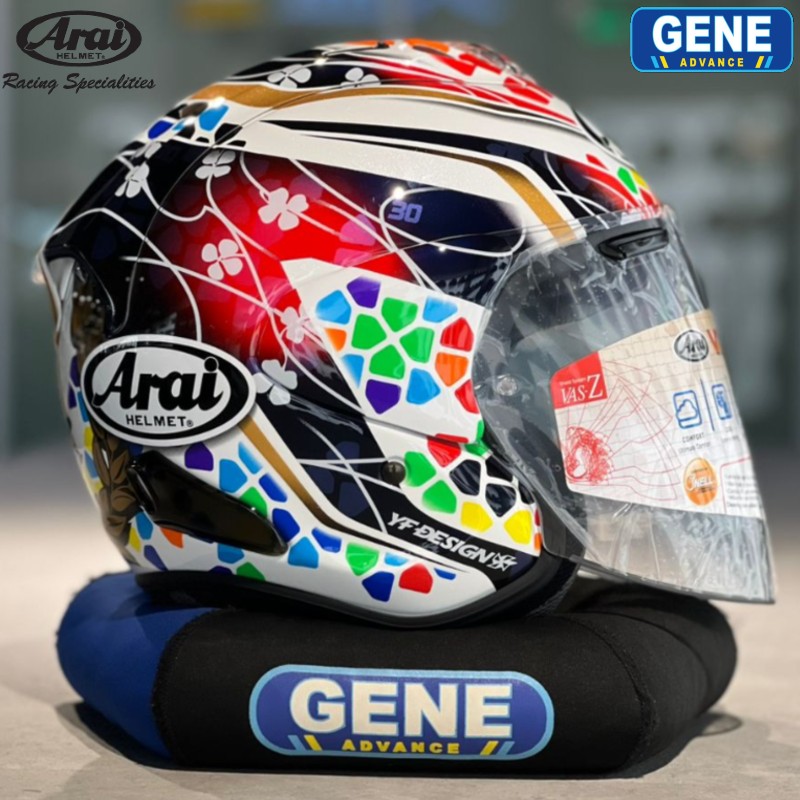 arai helmet nakagami Corsair-X - Nakagami-3 color finish Arai Helmets, Parts and Accessories
