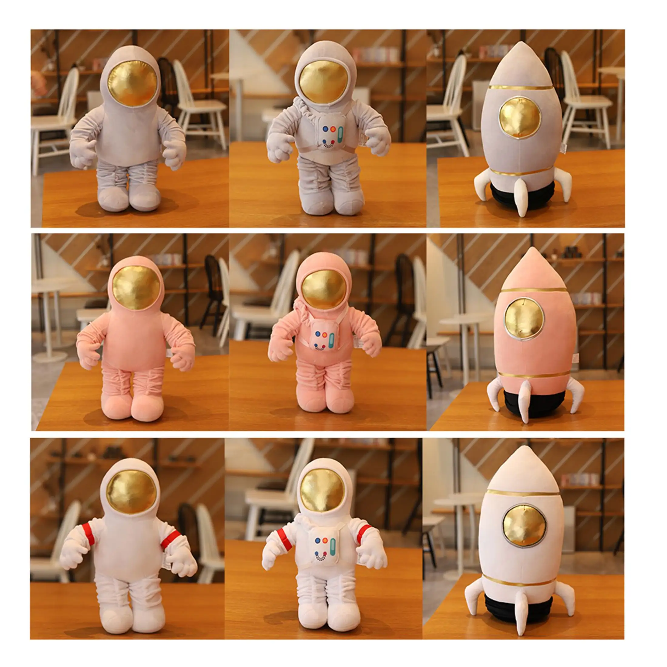 33cm Simulation Space Plush Toys Astronaut Rocket Stuffed Doll Plush 1 Pillow Space Suit Astronaut Doll Doll Rocket Spaceship Plush Toy Pillow Child Birthday Gift Lazada Singapore
