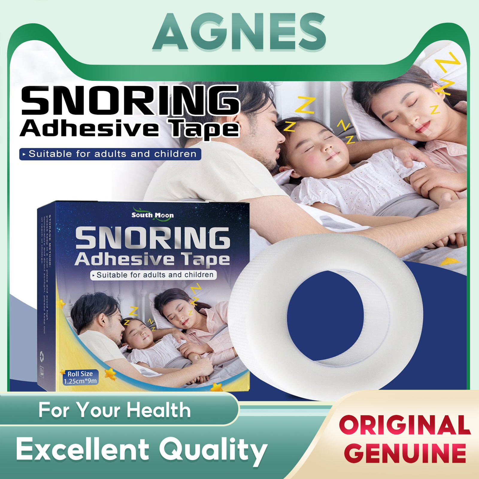 Hot Sale South Moon Sleep Strips Mouth Strips Anti Snore Adhesive Mouth