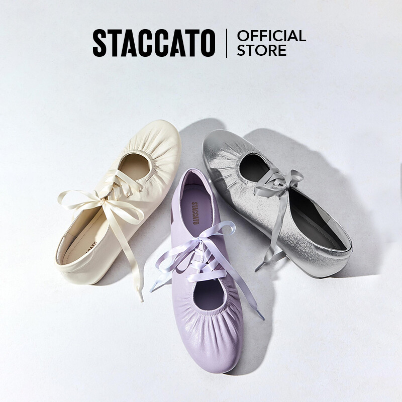 Staccato Women's Lace-up Mary Jane Casual Flat Shoes S3060 ราคา 4,236 บาท*ส่งฟรี