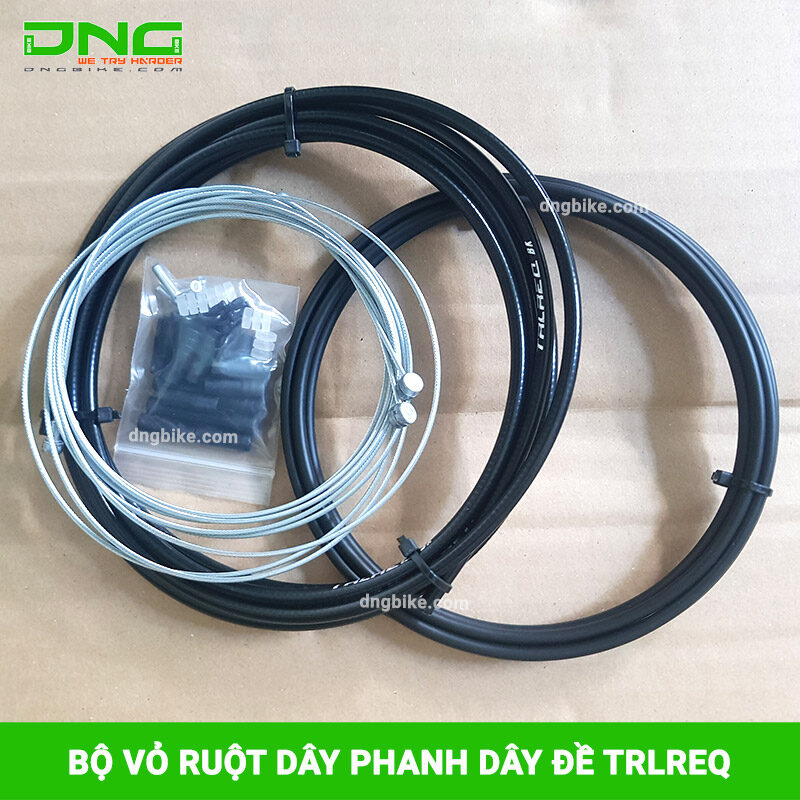 Bộ vỏ ruột dây phanh, dây đề xe đạp TRLREQ