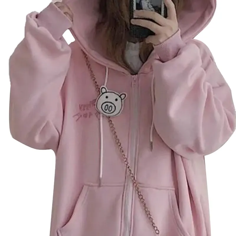 pig hoodie with ears