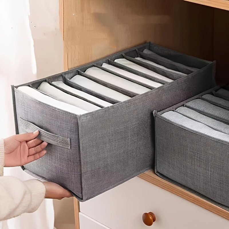 Hộp lưu trữ quần jean, thiết bị lưu trữ Quần áo và quần, giỏ lưu trữ, lưu trữ đồ lót, hộp ngăn lưu trữ
