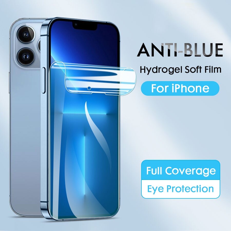 Full Cover Anti-blue light Soft Hydrogel Film Screen Protector for