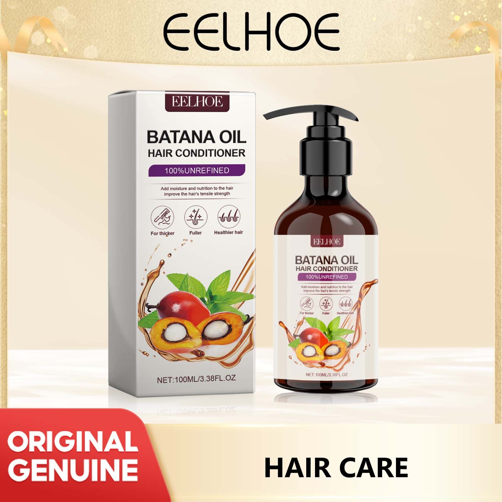 Eelhoe Batana dầu điều hòa tóc Batana dầu điều hòa tăng trưởng tóc dày và tóc mượt dưỡng ẩm tóc rễ Fury nuôi dưỡng tóc chăm sóc tóc mượt chống tóc mùa thu tóc điều hòa 100ml