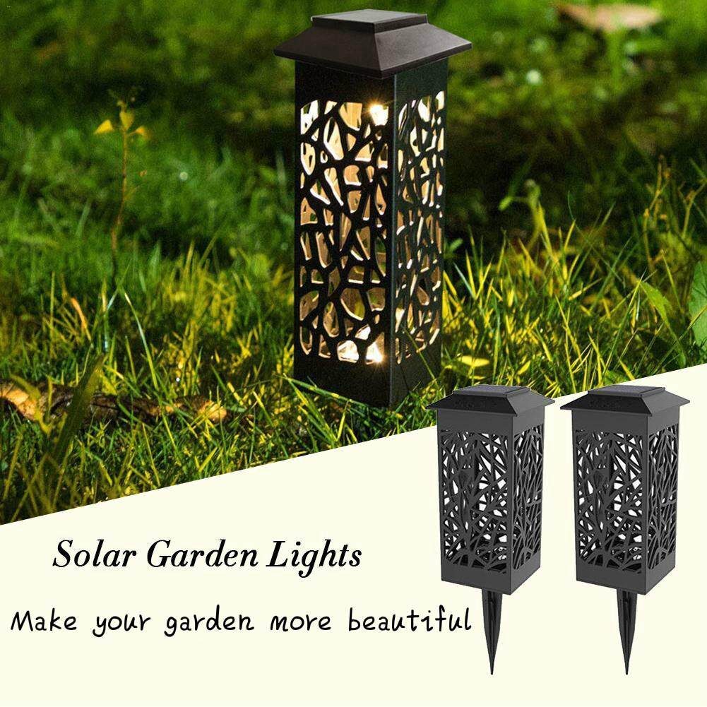 Solar LED Projection Light Garden Lawn Hollow Lamp Colorful Outdoor Lighting