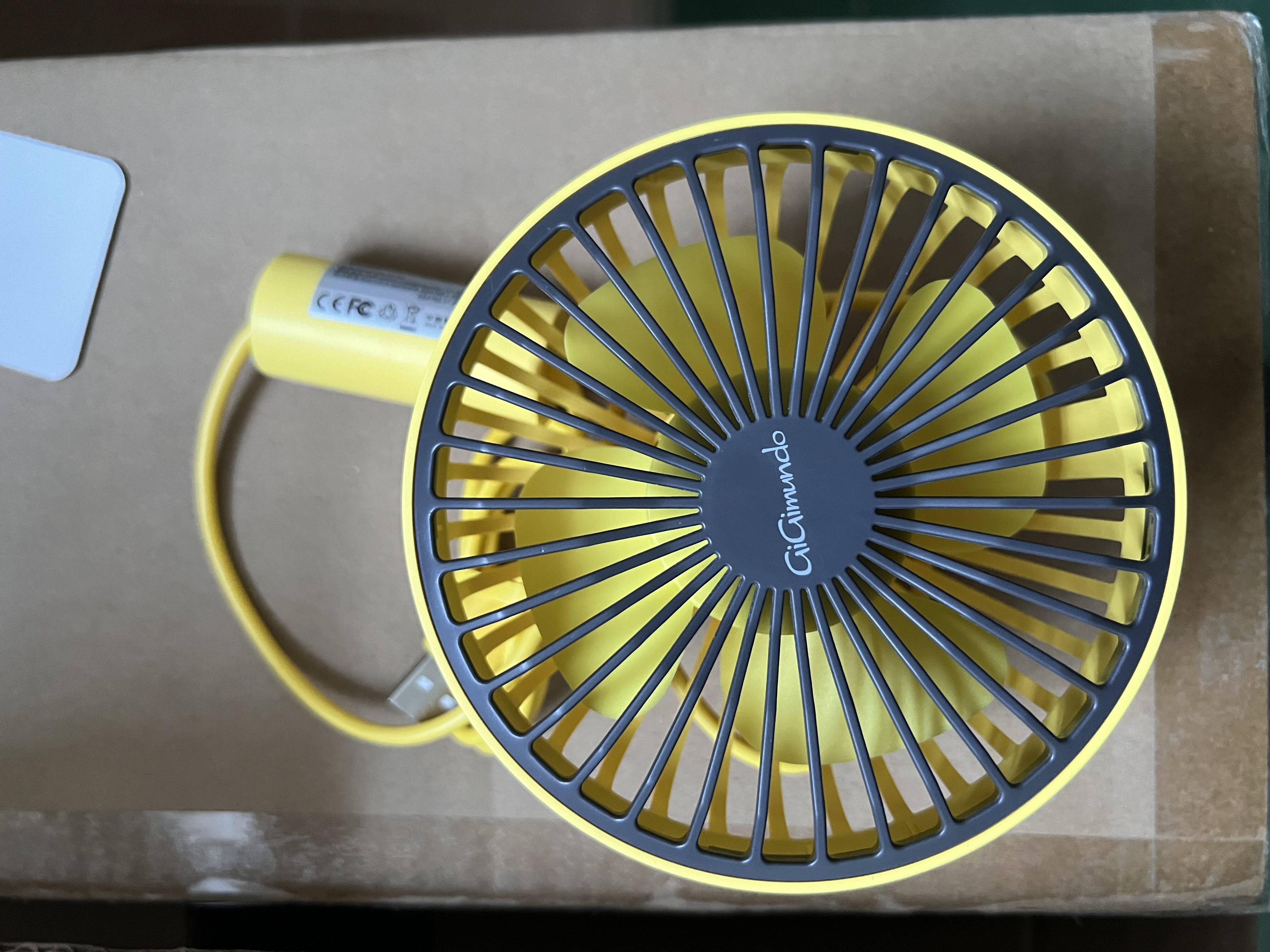 ORICO Quạt Thông Gió Ô Tô Quạt USB Làm Mát Mùa Hè Quạt USB Mini Xoay 360 Độ Điều Chỉnh Góc Làm Mát G