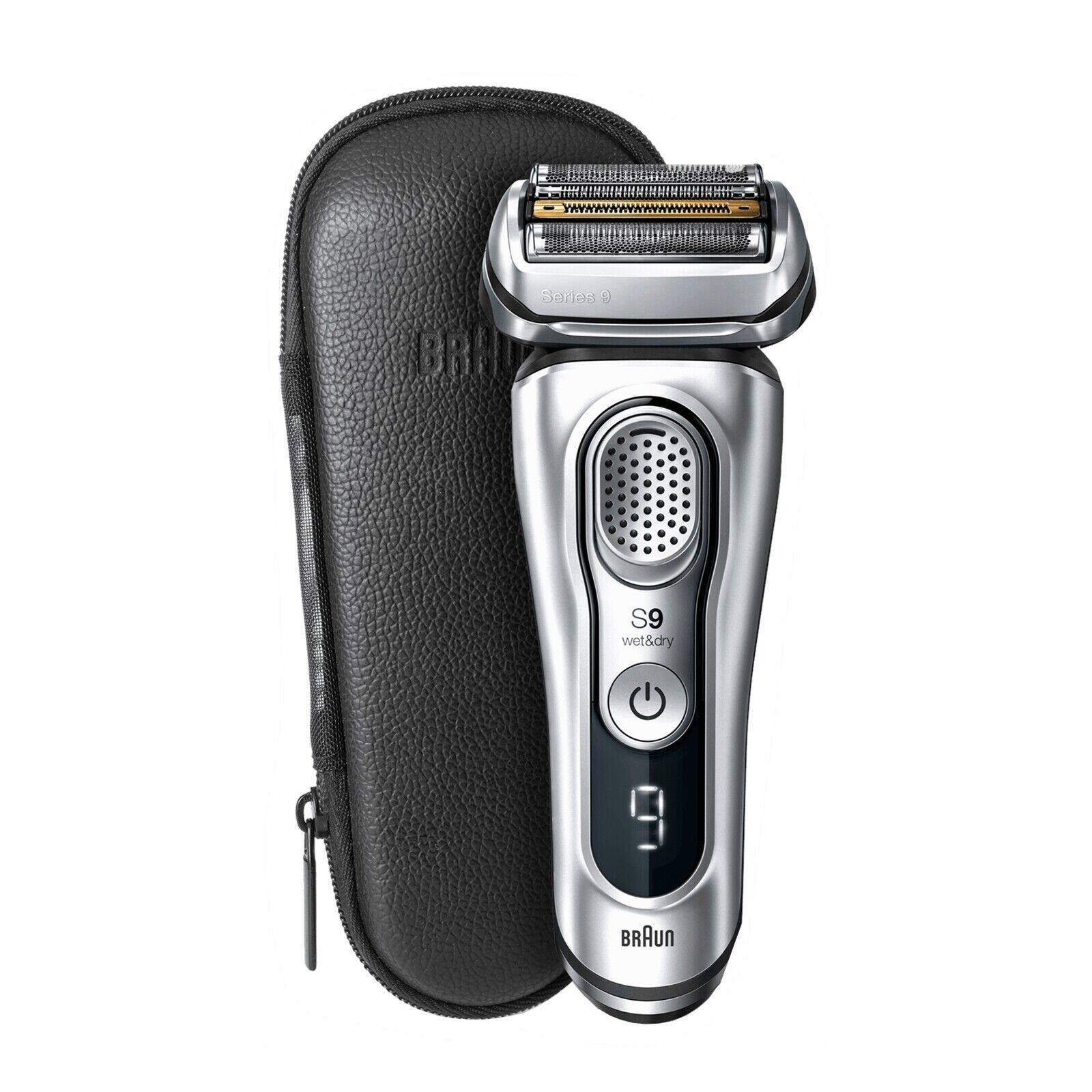 Braun 9345 / 9355S Electric Shaver Rechargeable Smart Syncrosonic Men Razor Waterproof Dry&Wet Dule Use Safety Beard Shaving ราคา 10,974 บาท*ส่งฟรี