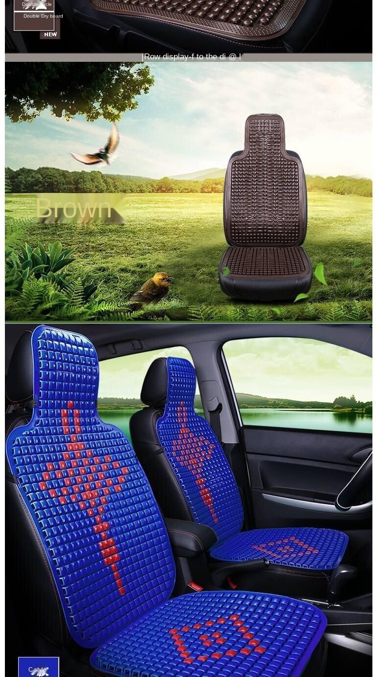 Comfortable environmental protection summer plastic car seat cushion cool seat cushion breathable size truck cab single universal seat cushions