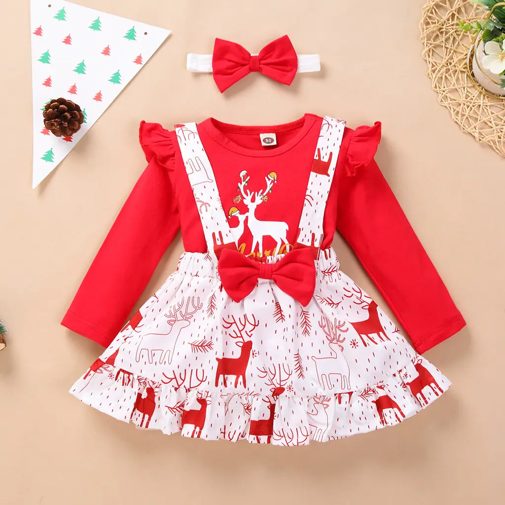 christmas suspender skirt