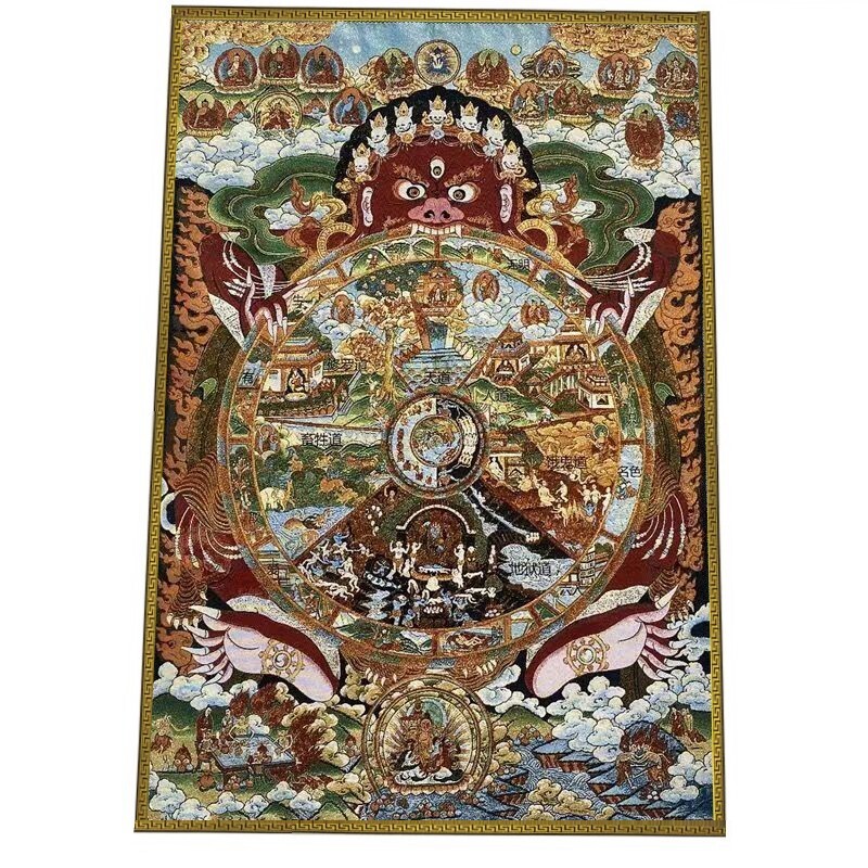 Thangka Tranh thêu Phật Tây Tạng 60*90cm