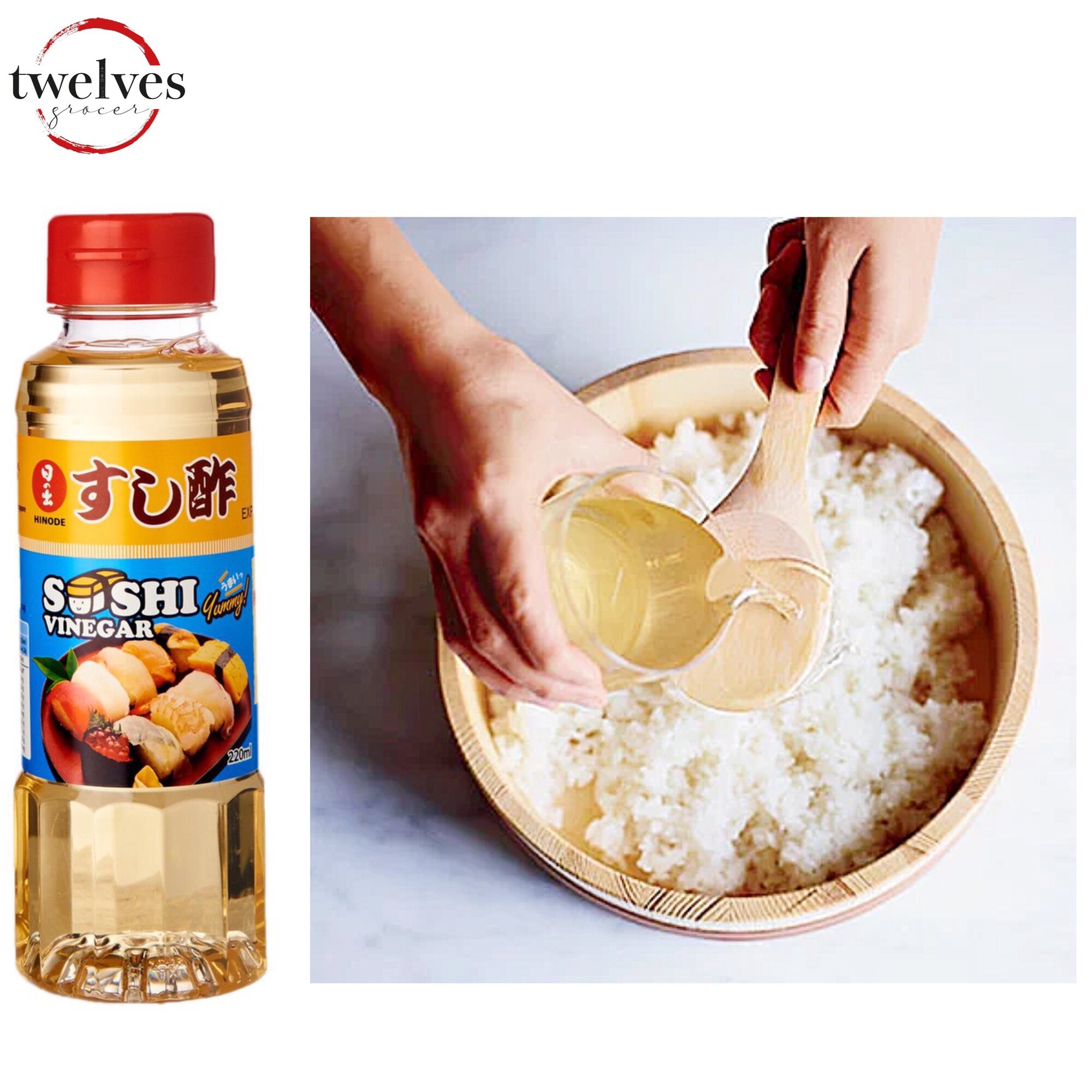 Sushi Rice Vinegar Halal Hinode Sushi Su 220ml Sushi Rice Vinegar Sushi