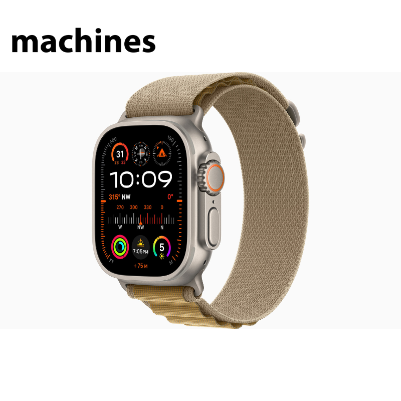 2024 Apple Watch Ultra 2 (GPS + Cellular) 49mm Titanium Case with Alpine Loop