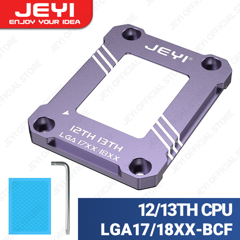 Jeyi lga17xx-bcf intel 12th 13th cpu uốn correction khung cpu nhôm cố định backplane bộ làm mát cpu trên intels lga1700 nền tảng