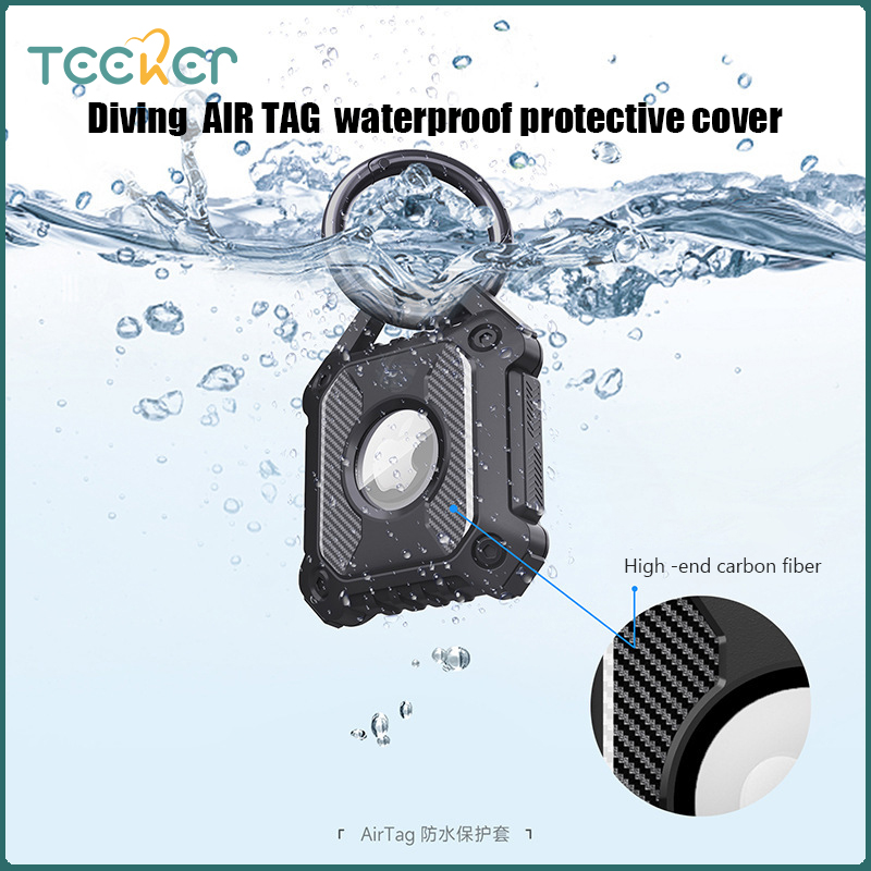 Teeker Pet Apple Air Tag Waterproof Military-Grade Drop Shockproof Protective Cover Case Scratch Resistant for Pets, Dog, Keys, Cat, Luggage Positioning tracker ราคา 141 บาท*ส่งฟรี