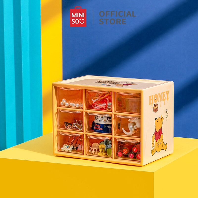 MINISO Toy Story Series Nine-Grid Drawer Storage Box Cosmetic Lipstick
