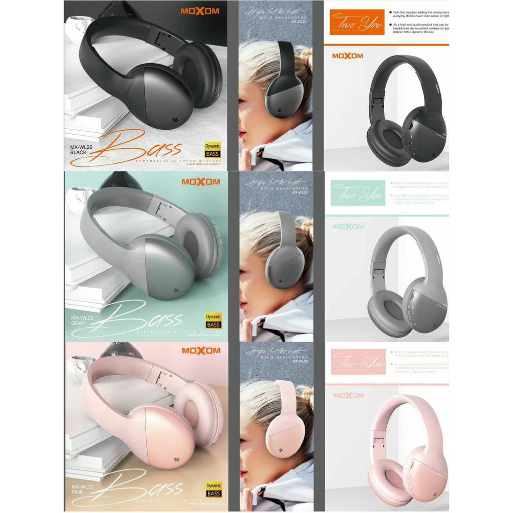🔥READY STOCK🔥 MOXOM MX-WL22 Street Rock Bluetooth Headset