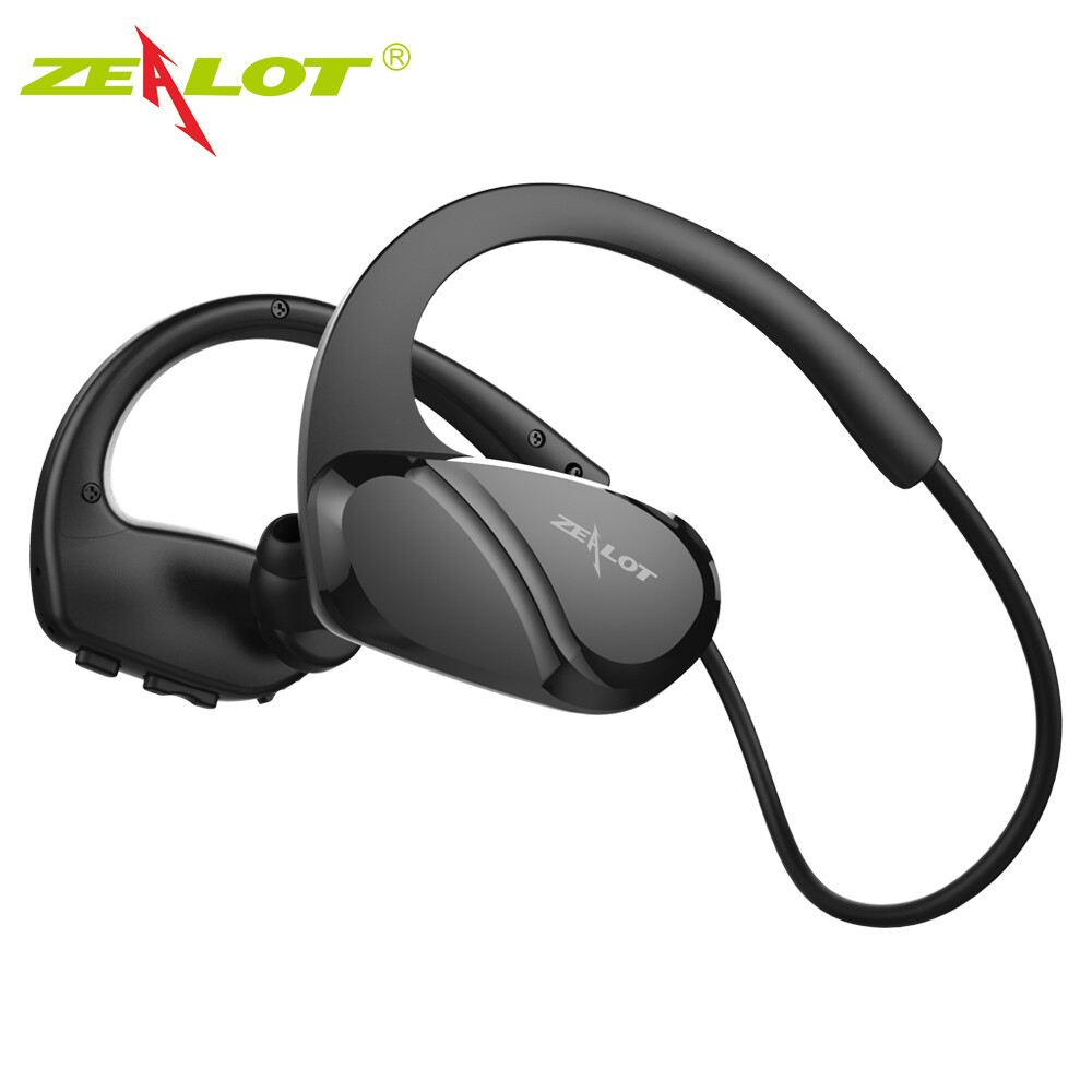 Tai Nghe Không Dây ZEALOT H6, Tai Nghe Thể Thao Bluetooth 5.0 Chống Nước IP67, Tai Nghe Chạy Bộ Âm Thanh Nổi HiFi Có Micrô Có Thể Gập Lại