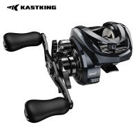 KastKing AL-Ti Elite Baitcasting Reel พร้อมแกนม้วนไทเทเนียมจริง Halo Vortex ระบบแม่เหล็กเบรก Digi-อะลูมิเนียมตัดโครงเครื่อง TiCon ส่วนข้างทำจากคาร์บอนไฟเบอร์ครอบคลุม2 + 9 + 1ลูกปืน