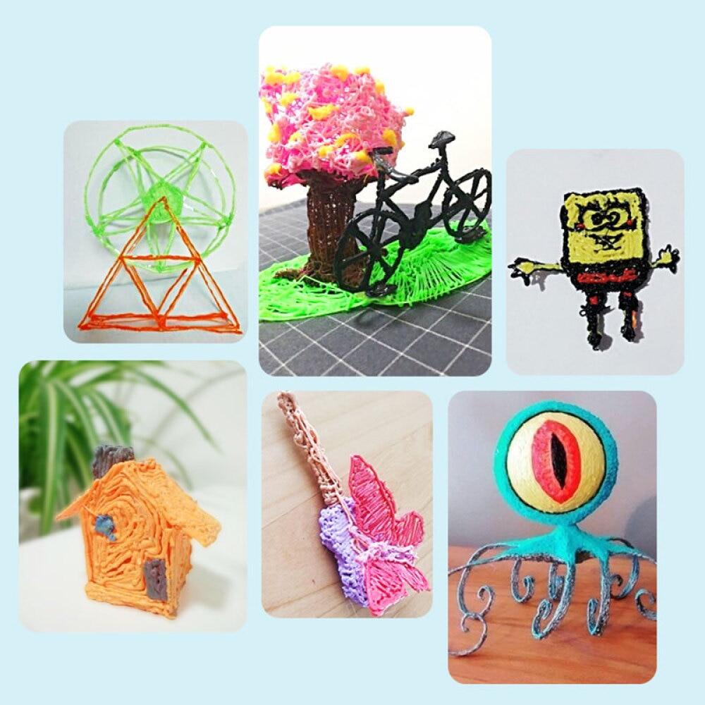 Bộ Bút In 3D Dụng Cụ Vẽ Bút Vẽ Tranh Graffiti 3D Đồ Chơi Cho Trẻ Em Đồ Thủ Công Tự Làm Máy In 3D PLA Nạp Đầy Dây Tóc