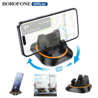 BOROFONE BH116 Car Phone Holder Mount Dashboard 360 Degree Rotating For Car Dashboard Holder Multifunctional Phone Mount For 4.5-7 inch Mobile Phones