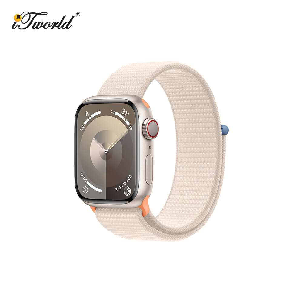 Apple Watch Series&nbsp;9 Aluminium Case with Sport Loop (GPS + Cellular)