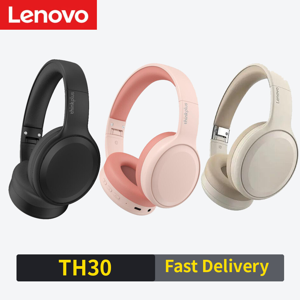Lenovo TH30 Tai nghe nhét tai không dây Tai nghe bluetooth 5,0 Bộ tai nghe gập lại được tai nghe thể thao Tai nghe chơi game