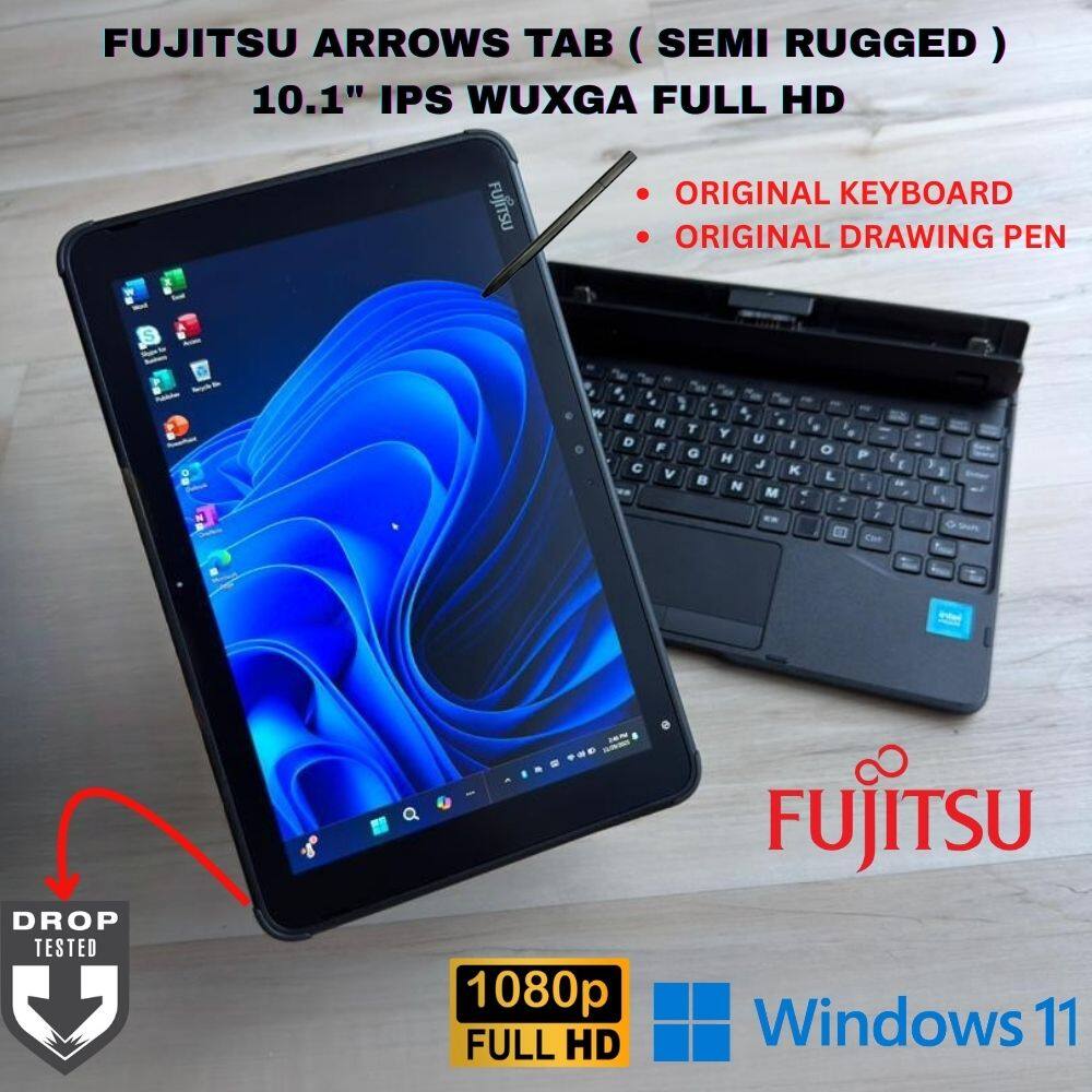 Fujitsu Arrow Tab Q5011 Window 11 Pro IPS Full HD Mini Rugged 2 in