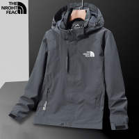 VUUG TNF เสื้อแจ็คเก็ตผู้ชายเสื้อแจ็คเก็ตมีฮู้ดกันลมกันน้ำขนาดพิเศษสำหรับฤดูใบไม้ร่วงและฤดูหนาวระบายอากาศ
