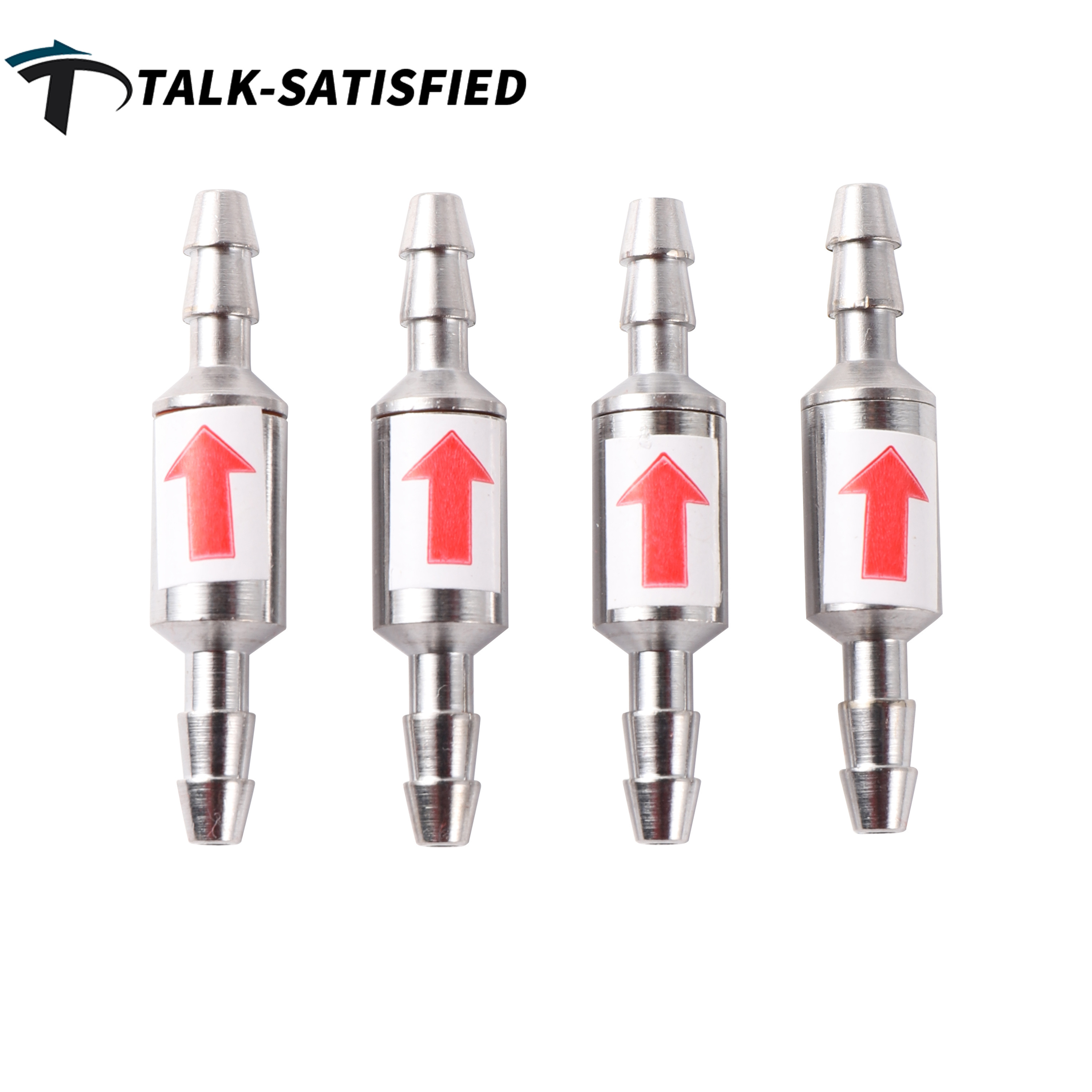 อุปกรณ์ทำสวนและตกแต่งกลางแจ้ง Talk-Satisfied 2 Pcs สวนชลประทาน One-way Non Return วาล์วตรวจสอบ Aquarium CO2 ระบบ Anti-Carbon หยุดวาล์ว Diffuser วาล์วอากาศ