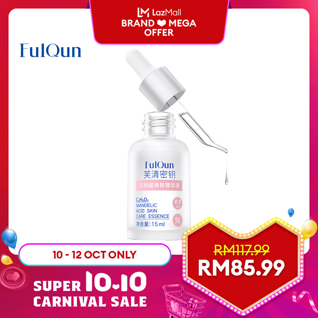Gambar FulQun Mandelic Acid Skin Care Serum 8% Complex Acid Anti acne Blackhead Removal Oil Control Shrink Pores