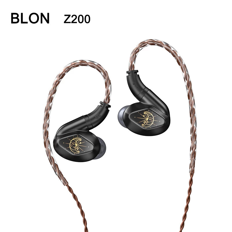 Tai nghe nhét tai hifi cấu trúc khoang âm thanh kép màng carbon blon-z200 10mm tai nghe nhét tai có dây blon z200 bl03
