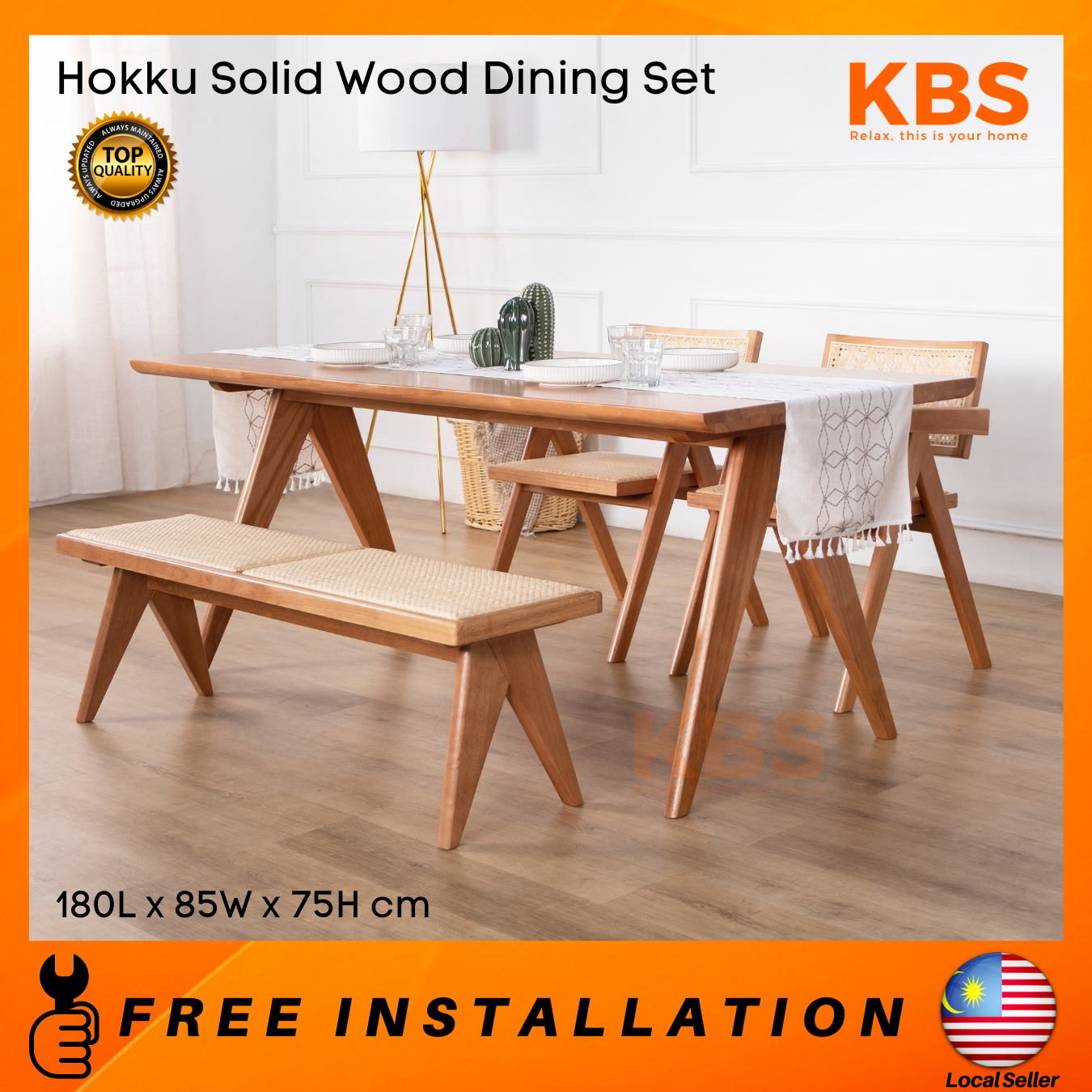 Buy Japanese Style Dining Table Set Online at a Better Price