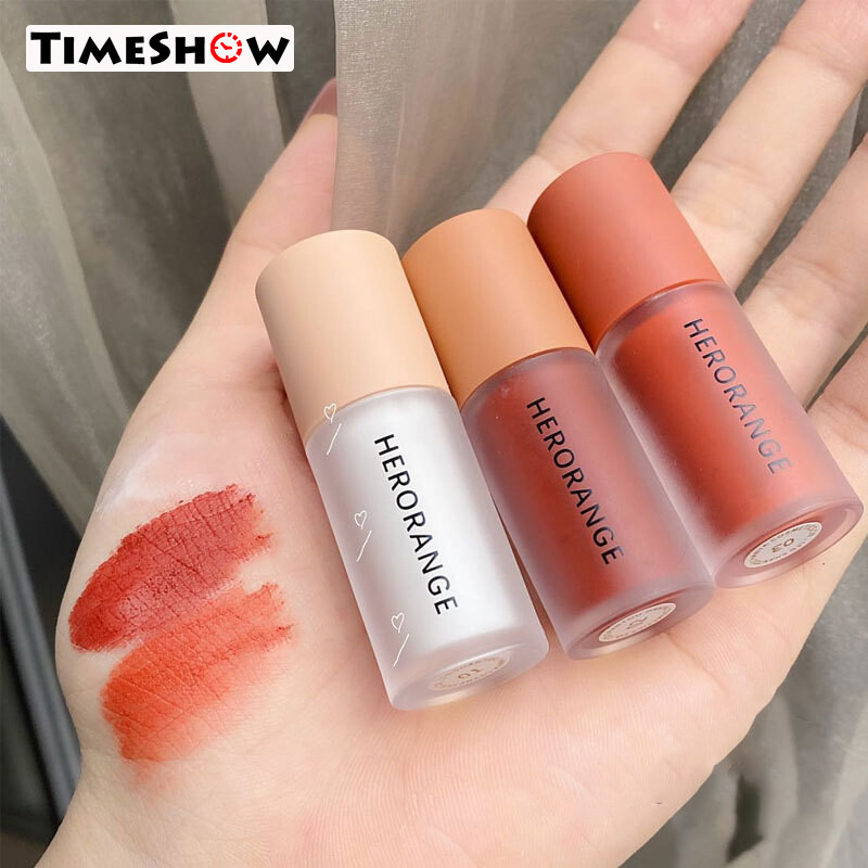 Gambar TimeShow 3pcs Matte Women Liquid Lipstick Women Matte Velvet Lipstick Women Girls Cosmetic Supplies