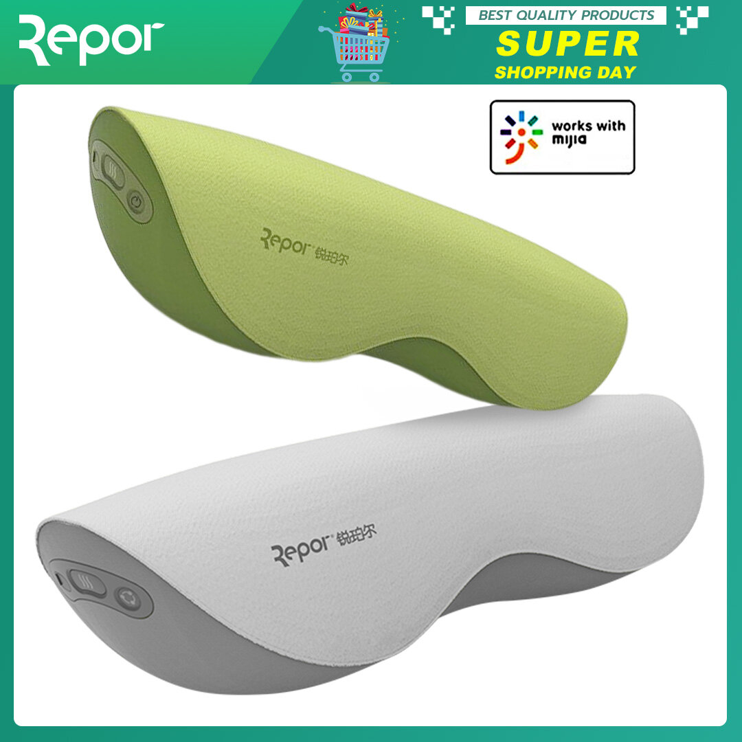 Recor gối cổ không dây gối mát xa có thể tháo rời và giặt được điều chỉnh 3 bánh răng nén nóng