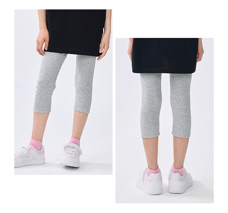balabala Girl Leggings Children Pants 2025 Spring And Summer New Mid And Big Kids Five-Part Pants Dance And Casual · v5