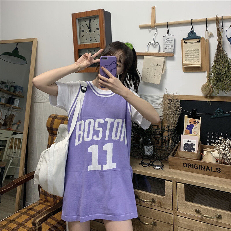 Oversized basketball outlet jersey dress