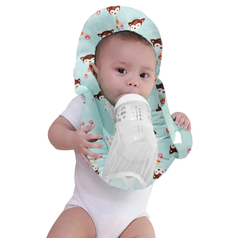 baby self feeding pillow