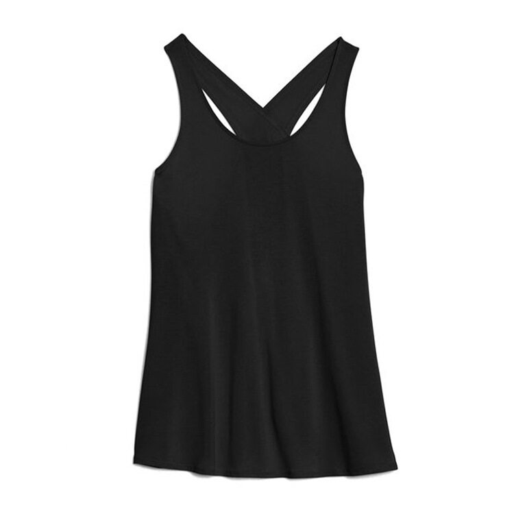 SUPERFLOWER Women's Sports Jogging Running Tank Top Silk Sleeveless Top Fiess Sports Beauty Vest_voghion.com