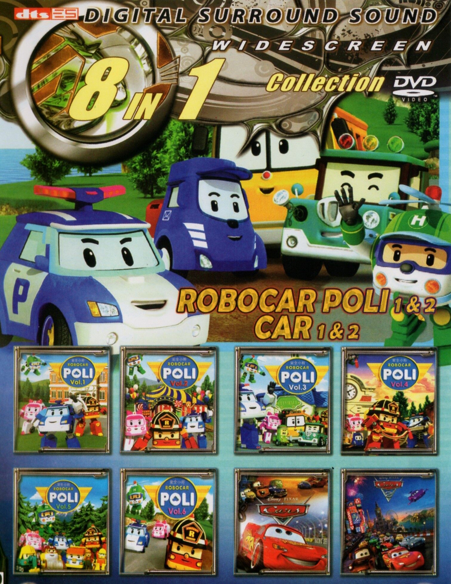 DVD English Cartoon Robocar Poli / Car 8 In 1 Collection J 1450 -  Movieland682786 | Lazada