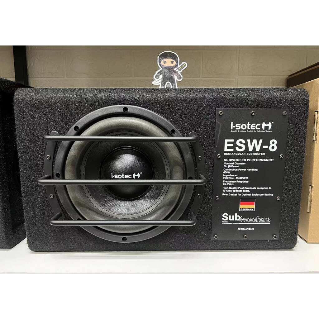 I-SOTEC SW-L8 CAR ACTIVE SUBWOOFER (READY STOCK) Germany Car Audio