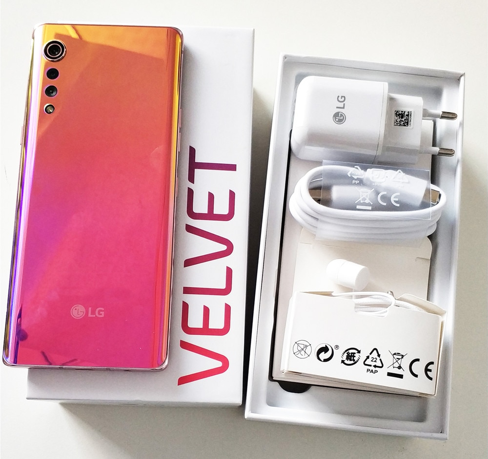 Original LG Velvet 5G G900N 6.8" 48MP 8GB RAM 128GB ROM Octa Core NFC Snapdragon Unlocked 5G Single Sim Mobile Phone · v18