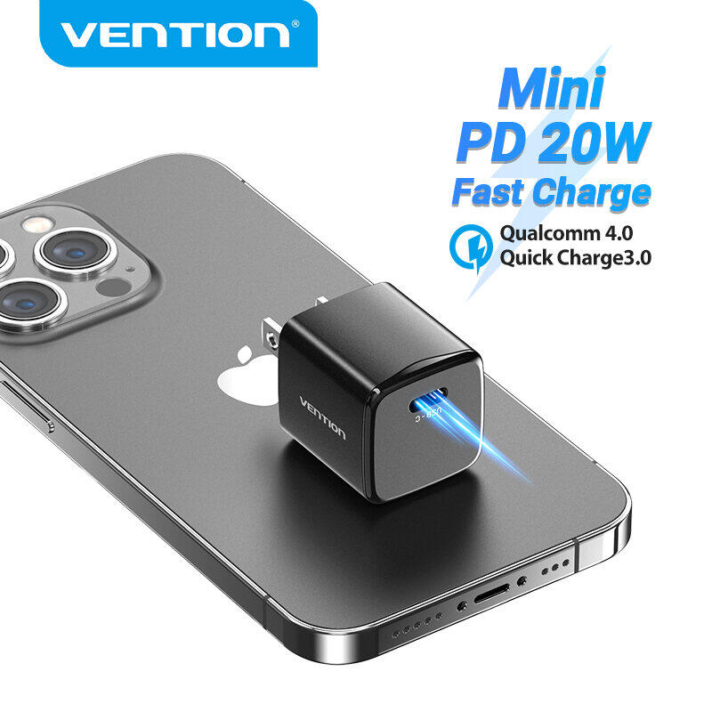 Vention Bộ Sạc Nhanh Type C 20W Cho iPhone 13 Pro Max Bộ Sạc PD 12 Pro Max Bộ Sạc Điện Thoại Di Động